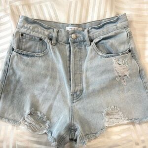 PacSun | Light-Washed High Rise Denim Women Shorts